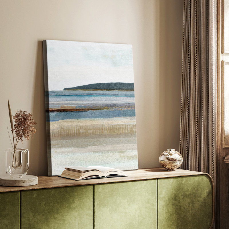 Saltwater Bay II -Galerie enveloppée Cavas, H 18 po x l 12 po