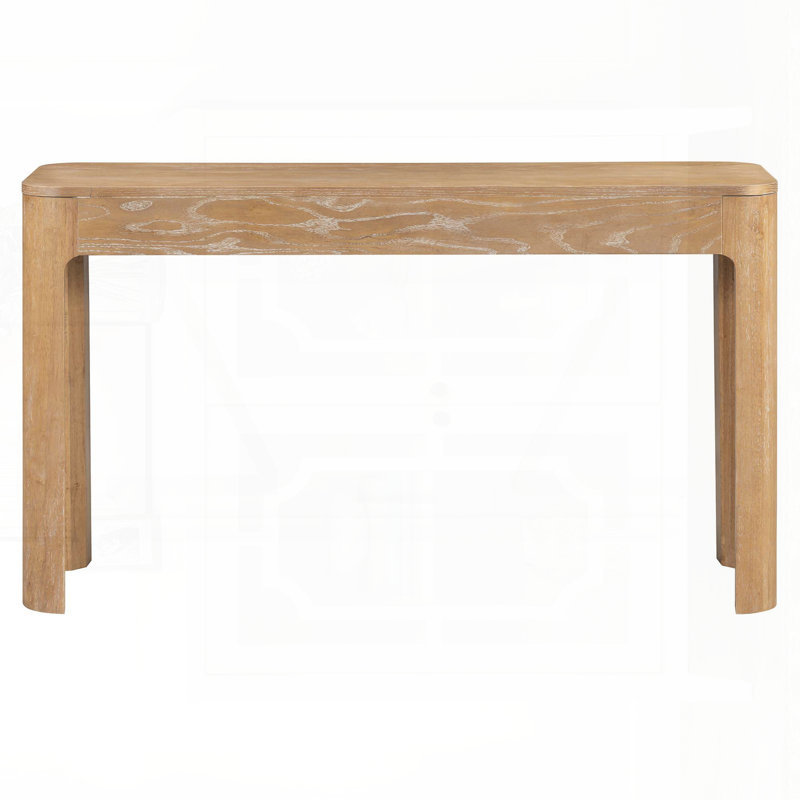 Console rustique avec coins arrondis pour plus de sécurité, Naturel