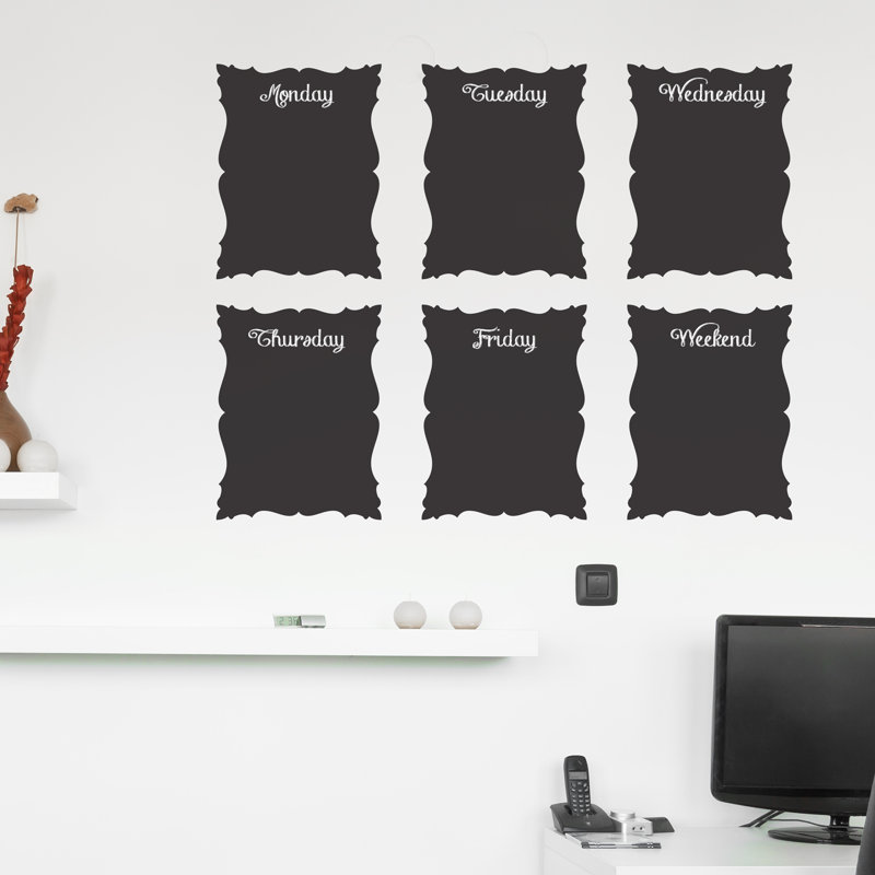 Abstract Chalkboard Decal