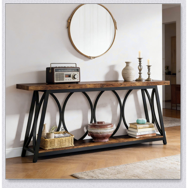 Hall Table,Vintage Console Table,Sturdy Sofa Table
