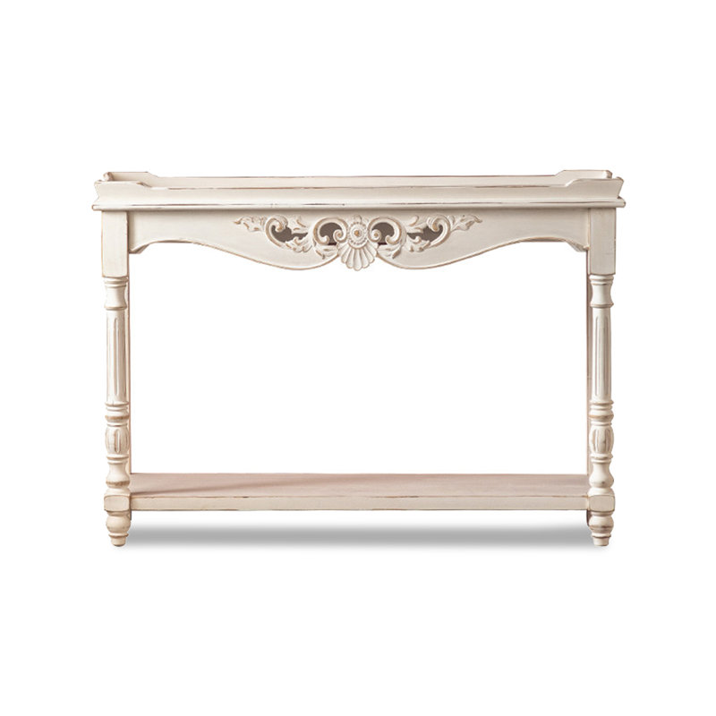 Console en bois massif Shabby Chic