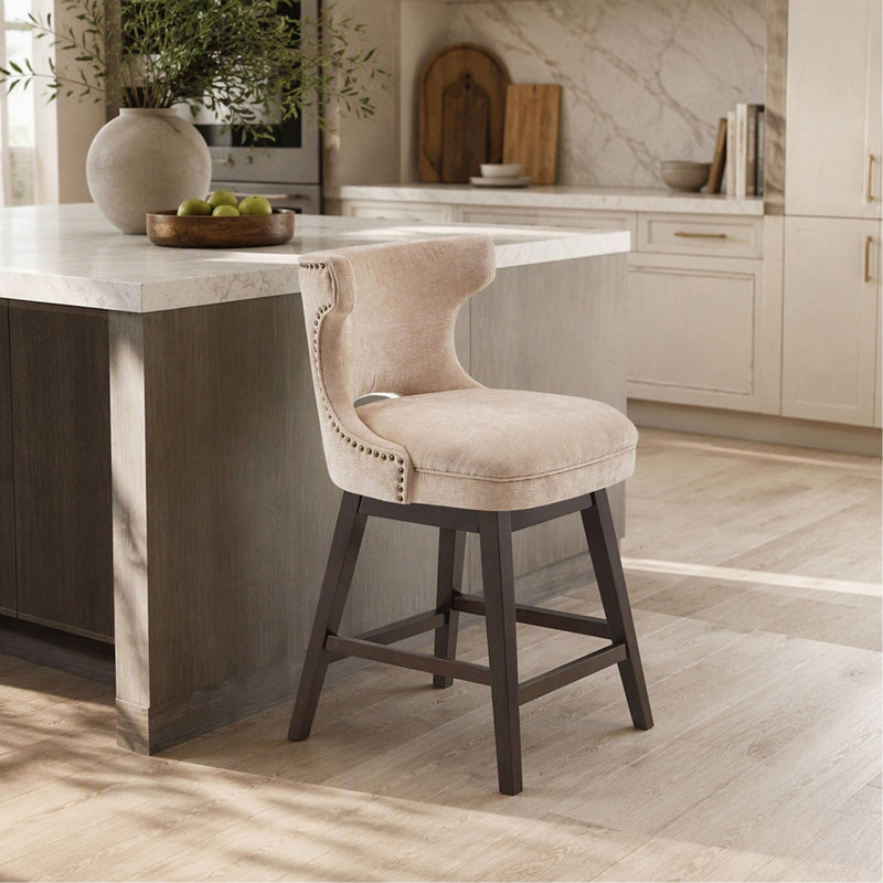 Tabouret de comptoir pivotant 25,75 po