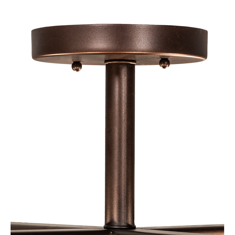 Fleur-de-lis 6 - Light Semi Flush Mount
