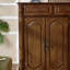 Nut-brown Solid + Manufactured Wood Shoe Storage Bench