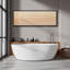 «Neutral Gradient Abstract», art mural minimaliste beige chaud-115165096-115165097