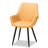 Holst Faux Leather Upholstered Metal Armchair-2124557945