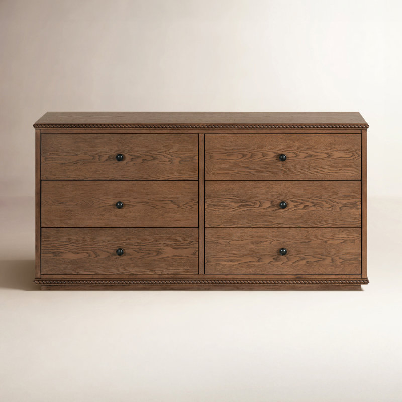 Octavian Rope Detail Dresser, Walnut
