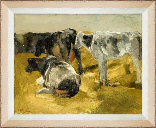 Ochre Pastures 3 Print