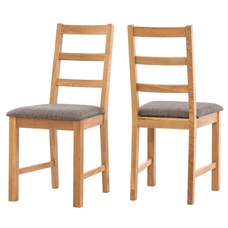 4 - Person Solid Oak Dining Set, Grey