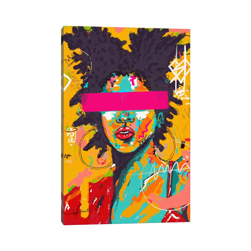 Lady Basquiat by Nuwarhol - Wrapped Canvas Print, 101.6 cm H x 66.04 cm W x 3.175 cm D