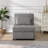 Folding Ottoman Sofa Bed Gray