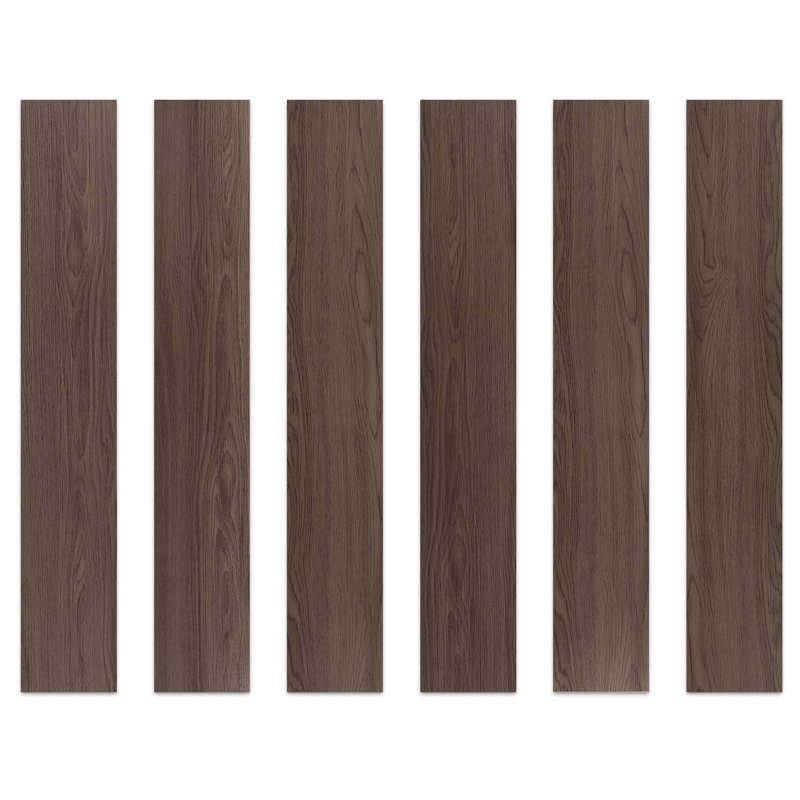 12 Mil X 6 In. X 36 In. Luxury Vinyl Plank Flooring Tile, Peel And Stick Pvc Flooring (54 Sq. Ft./case), Brown Wood