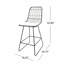 Tabouret de comptoir d'extérieur-208042366