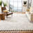 Ezzie Southwestern Handmade Tufted Wool Ivory/Silver Area Rug-1310907335