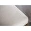 Banc rembourré moderne avec coussin et siège rembourré de style rustique au fini brun et blanc