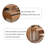 Modern Minimalist Oak Vanity Desk with Ample Storage Space