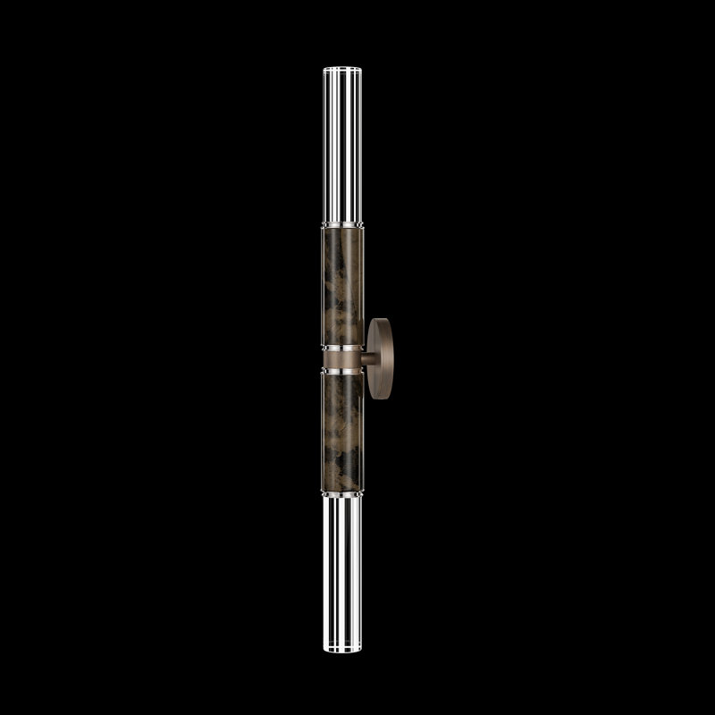 LED Wallchiere, Bronze/Nickel/Charcoal