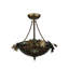 Greenbriar Oak 3 - Light Semi Flush Mount