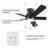 52" Low Profile Ceiling Fan With Lights