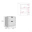 Table de chevet 2 tiroirs, table de bout, table d'appoint