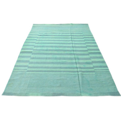 Tapis turquoise Murtagh