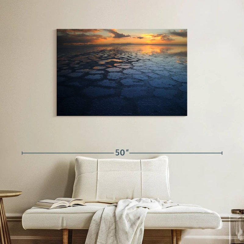 Alvord Salar De Uyuni Sundown, 26" H x 39" W