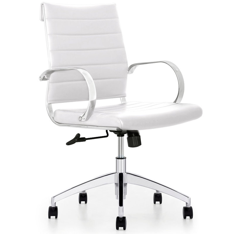 Chaise ergonomique pour salle de conférence, Blanc
