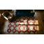 Antique American Hooked Rug America Geometric Hand-Woven