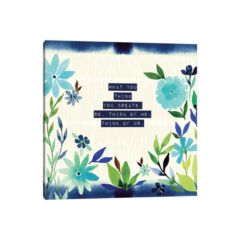 Think Of Us by Stephanie Ryan - Painting on Canvas, Wrapped Canvas, 30.48cm H x 30.48cm W x 1.91cm D