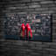 Red Heels - Wrapped Canvas Print