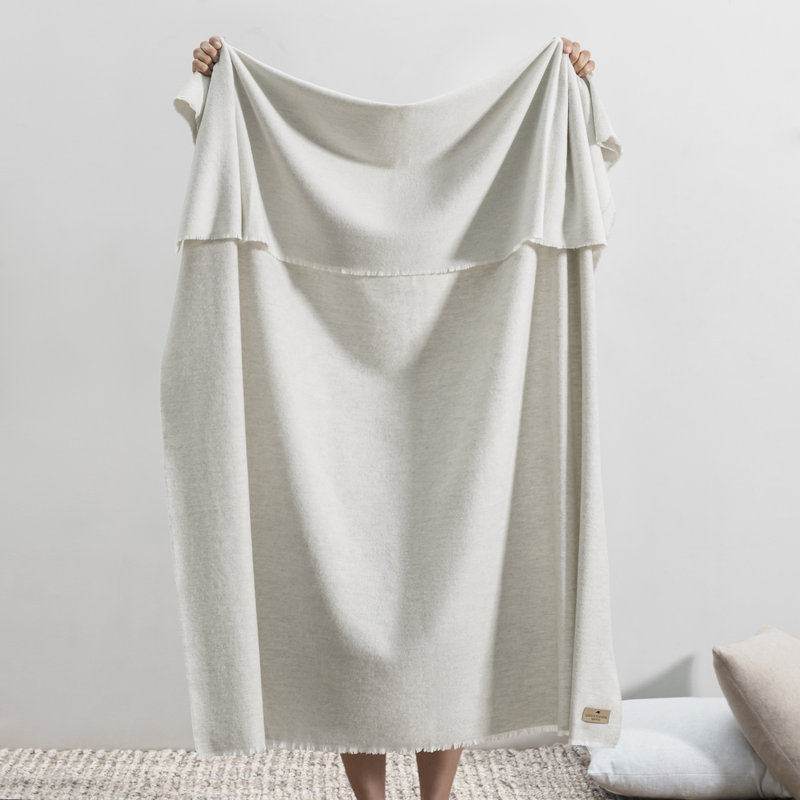 Aspen Peaks Throw, Silver
