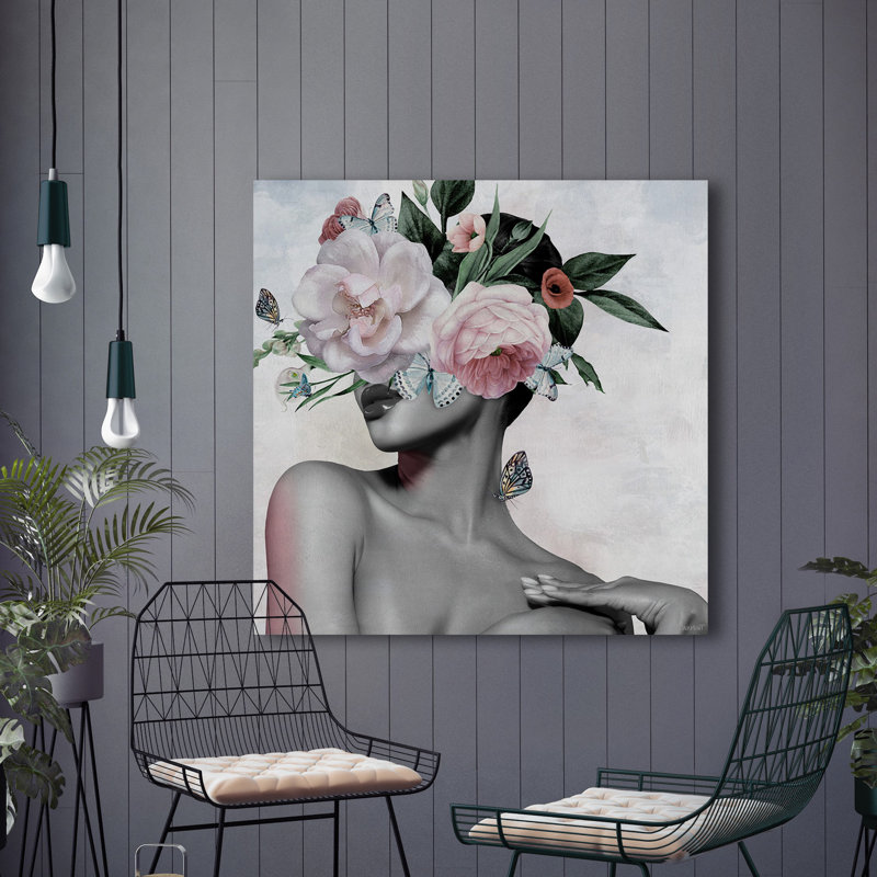 I Am Beautiful - Wrapped Canvas Painting, 66cm H x 66cm W x 3.81cm D