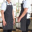 Striped Bib Apron