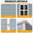 5X3ft Resin Outdoor Storage Shed Kit-Perfect To Store Patio Furniture-126590458