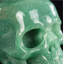 Sculpture crâne de cristal Aventurine vert taillée à la main pierre naturelle Style 05