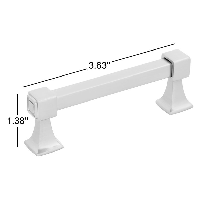 3" Center to Center Bar/Handle Pull, Satin Nickel, 3"
