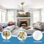 Ventilateur de plafond 8 pales avec télécommande-320108208-277424783