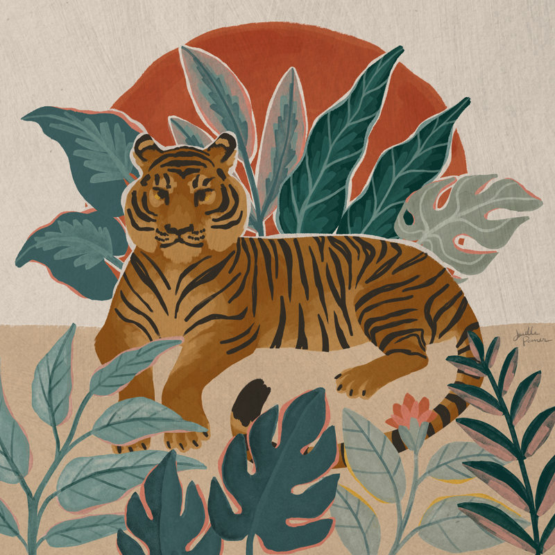 «Big Cat Beauty III» par Janelle Penner, impression sur toile tendue, H 12 po x l 12 po