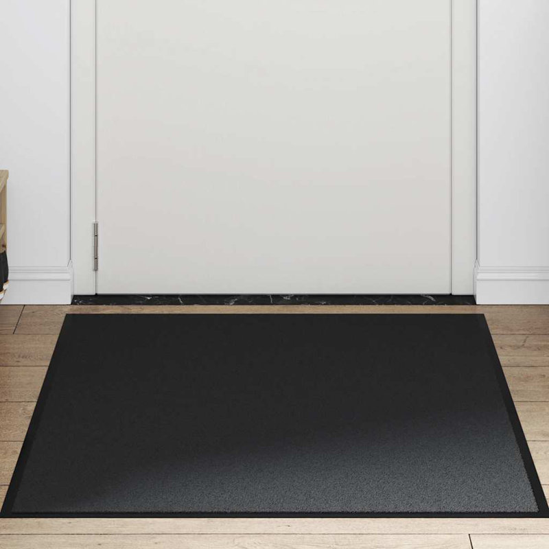 Doormat Non-Slip, 90cm W x 120cm L, Black