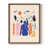 Brown Single Picture Framed