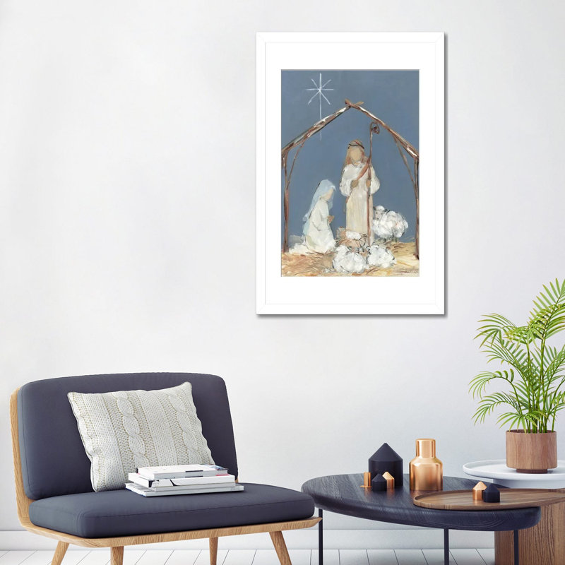 Twilight Nat Natic Prayer - reproduction d'art murale - papier d'art encadré, H 32 po x l 24 po, Blanc