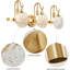 Luminaire de meuble-lavabo 3 lumières au-dessus d'un miroir, applique murale moderne avec abat-jour en verre transparent pour le salon de la chambre à coucher, base E12-1072540395