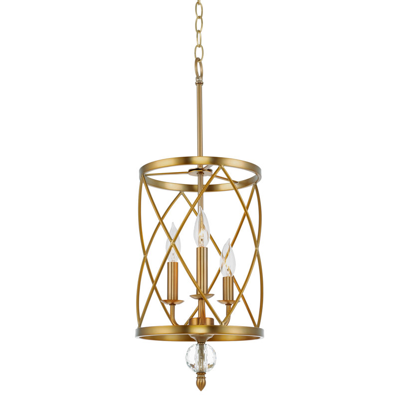 Luminaire suspendu cylindrique 3 lumières Tilghman