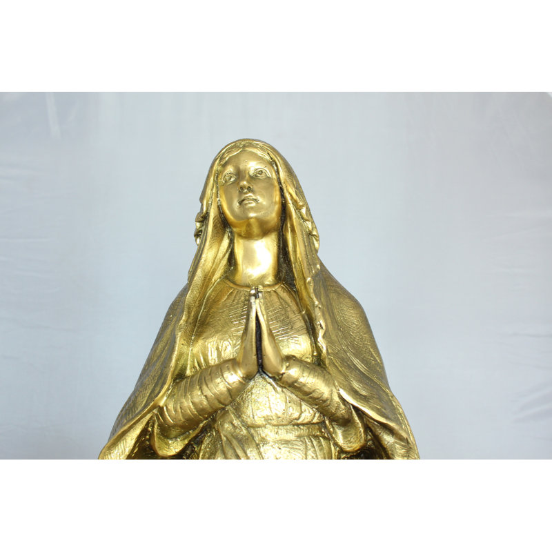 Statue de la Vierge Marie en bronze Hersh