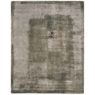 Templas moderne abstrait, vert / brun clair