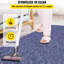 Tapis d'extérieur bleu foncé 6 pi x 29,5 po