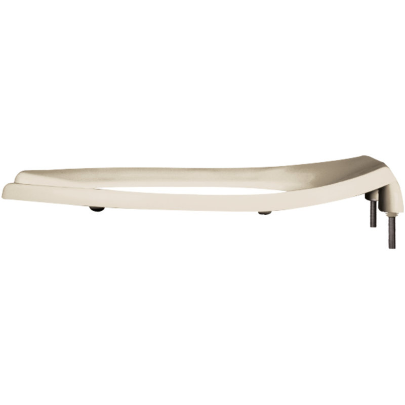 Siège de toilette allongé en plastique, Os, Standard