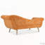Chaise d'appoint classique à motif de losanges avec pieds robustes en bouleau-966287836