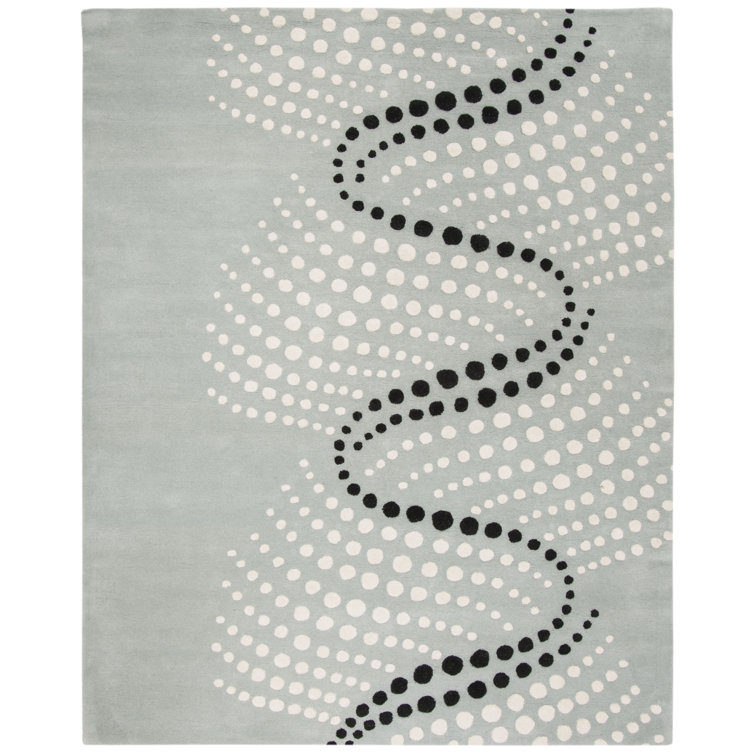 Carolette Hand Tufted Wool And Viscose Abstract Rug