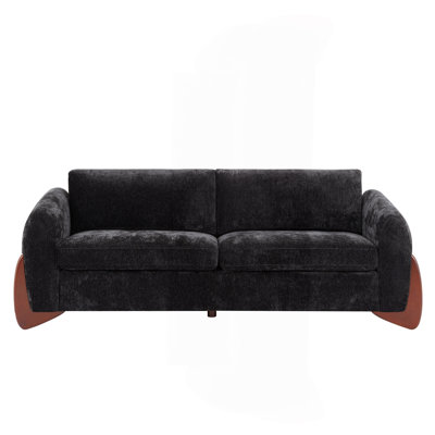 Sofa With A Textured Fabric Upholstery